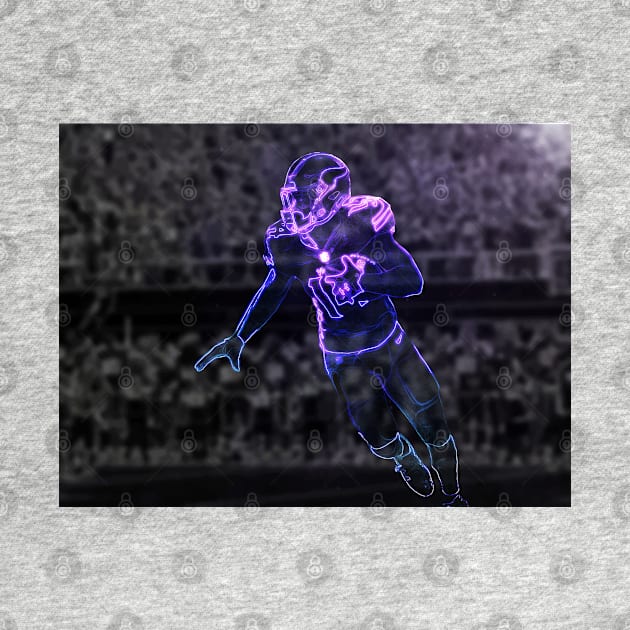 Stefon Diggs Glow Artwork by AJ